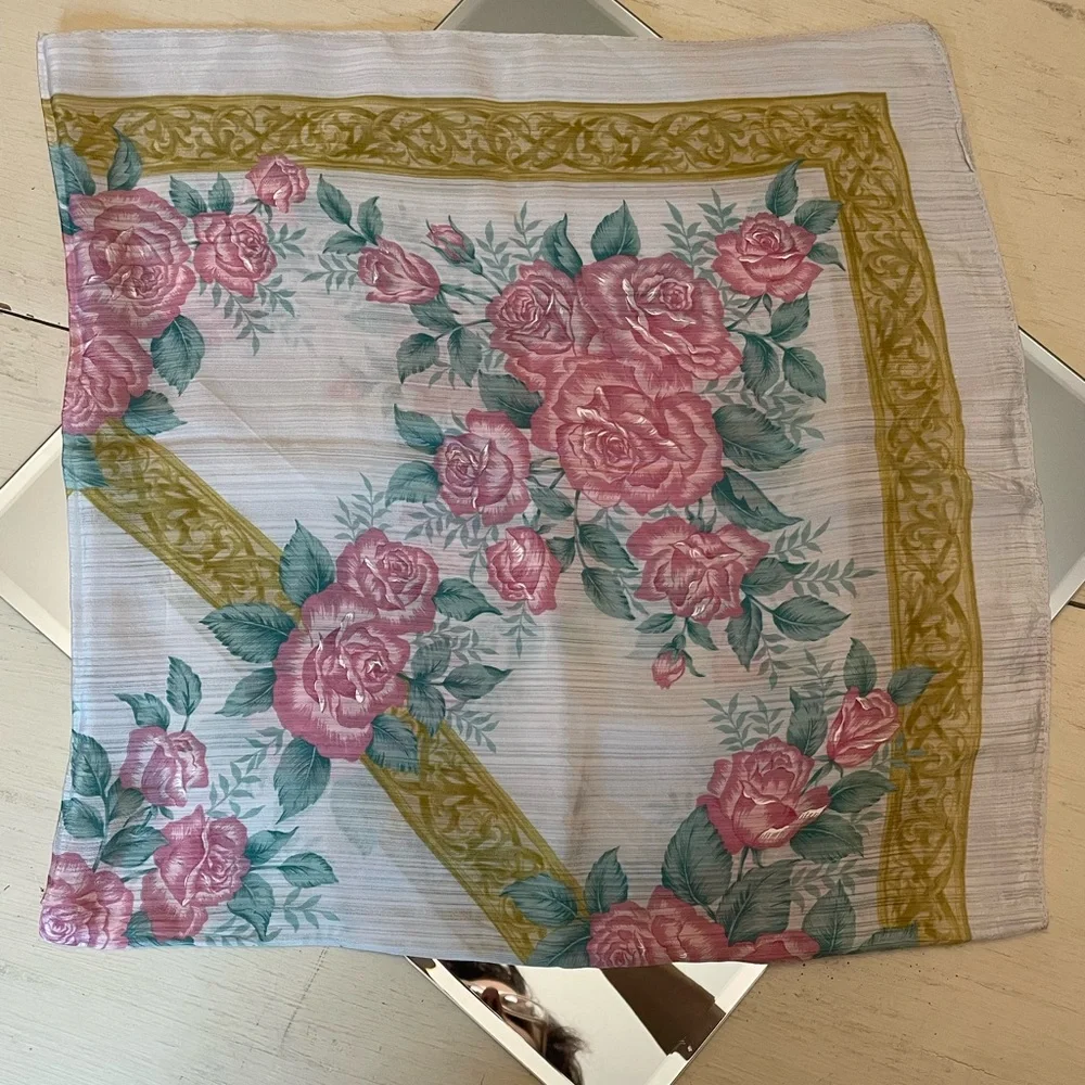 100% silk Christian Dior scarf - 34” square